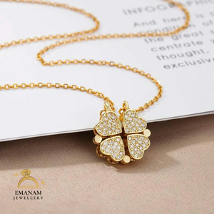 2-in-1 Magnetic Four Leaf Clover Necklace